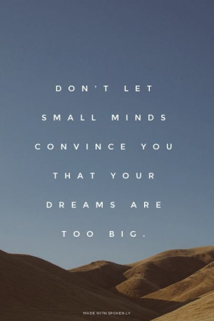 dont let anyone hold you back