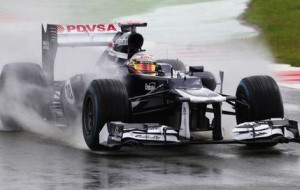 Pastor Maldonado le plus rapide sous la pluie à Hockenheim Crédits ...