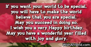 ... . May you have a wonderful year. Wishing you a very Happy Birthday