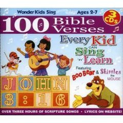 Wonder Kids-100 Bible Verses Every Kid Can Sing ‘n’ Learn