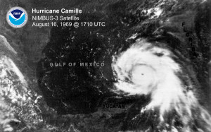 Here are the pictures of the path and destruction of Hurricane Camille