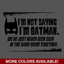 ... Batman Funny Mens T-shirt Superhero Geek Nerd Humor Tee Shirt