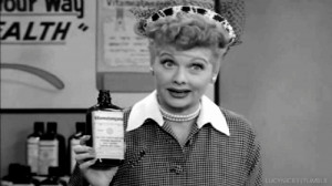 Lucille Ball # I Love Lucy # Lucy Does a TV Commercial # gif