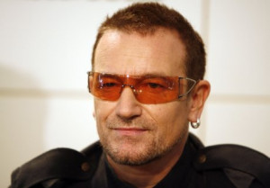 On Thursday, rocker Bono of U2 was on the Ellen DeGeneres Show . Ellen ...