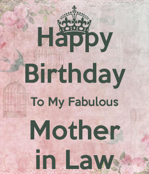 happy birthday to my mother in law png