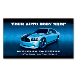 customizable_auto_body_mechanic_car_detailing_business_card ...