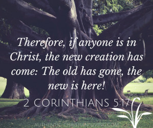 New Creation Bible Verse | 2 Corinthians 5 17 | Memory verses