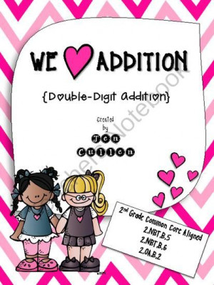 Valentines Day Double Digit Addition Scoot from jendcullen from ...