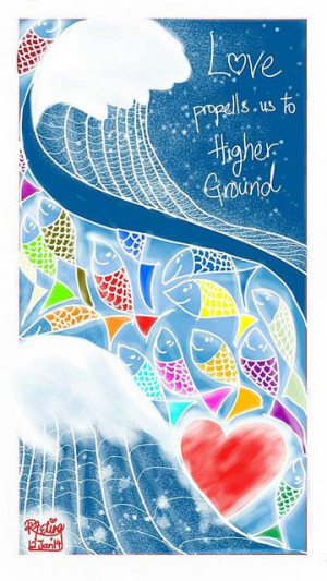 God's love propels us to Higher ground