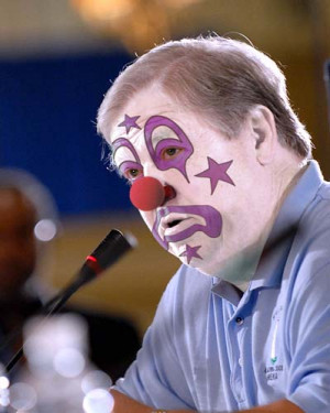 Haley Barbour: GOP Clown. Photo Credit: Source: hebiclens@yahoo.com ...