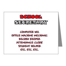 School Secretary Thank You Cards & Note Cards
