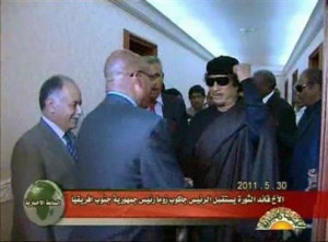 Gaddafi is emphatic I will not leave Libya
