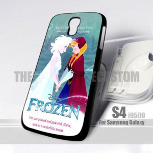 Disney Princess Elsa Anna Frozen Quotes Samsung S4 9500
