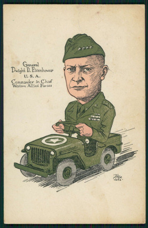General Eisenhower General eisenhower postcard on