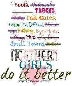 northern girls do it better ;)