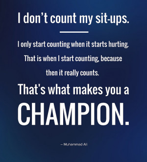 Champions – Inspirational Quote
