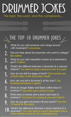 funny sayings about drummers