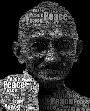 ... Peace Symbols Art, Beautiful Stuff, Gandhi Quotes, Words Art