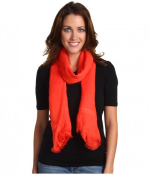 Love Quotes Linen Eyelash Fringe Scarf Coral Reef Accessories Neckwear ...