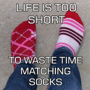 Mismatching Socks