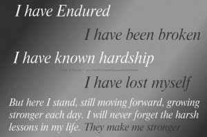 Dust yourself off and keep on movin..