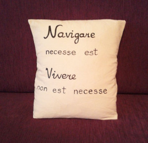 Hand painted quote pillowcase