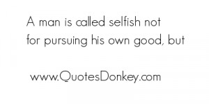 Selfish quote #8