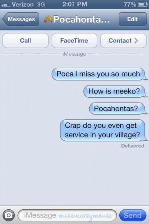 Top Ten Texts From Disney Princesses