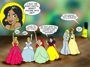 ... they have had enought being trapped in Disney Princess Fantasy Fai