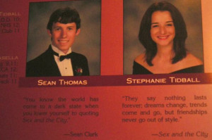 Classic Smart___ in-context yearbook quote.