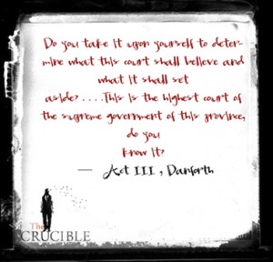 Crucible Important Quotes Act 3