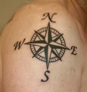 42 compass tattoo 282x300 42 compass tattoo