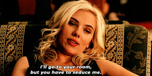 ... your room, but you have to seduce me. Vicky Cristina Barcelona quotes