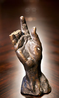 damaged Rodin sculpture, recovered from the 9/11 ruins, now sits ...