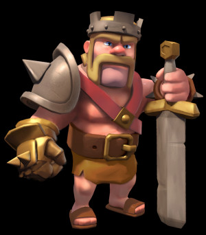 The Barbarian King, from Clash of Clans