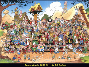 All the village of Asterix and Obelix good year 2000