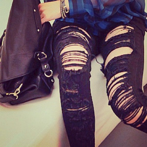 ... | Black ripped jeans love | Webstagram – the best Instagram viewer