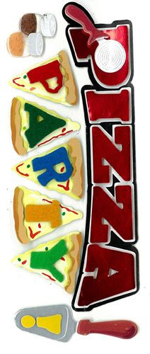 ... with Epoxy and Foil Accents - Pizza Party at Scrapbook.com $4.39