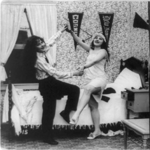 ... to kiss. A typical butch/femme scene, except it was made in 1902