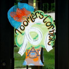 Door Hanger: Auburn Decoration, Toomers Corner, Auburn Football Door ...