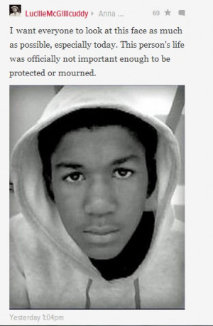 Are Not Trayvon Martin Tumblr