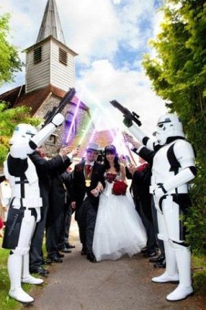 Star Wars wedding.....EPIC!