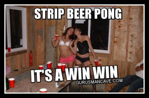 Strip Beer Pong
