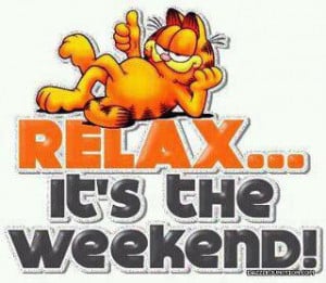 Relax, Enjoy, Fun, Garfield, Weekend, Inspirational Quotes, Pictures ...