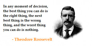 Theodore Roosevelt Quote