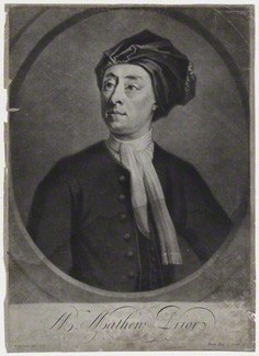 Matthew Prior by and published by John Simon after Jonathan