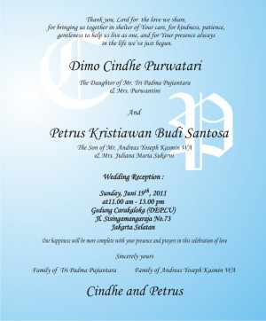 ... other examples of wedding invitation with the words parents inviting