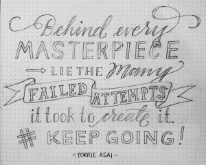 pencil sketches 06.11.13 // round two edit #KEEPGOING # ...