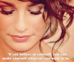Inspirational Quotes: Lea Michele « Read Less