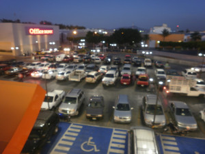panorámica desde la terraza del área de comida.